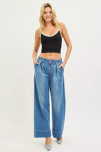 Load image into Gallery viewer, RISEN Slouchy Wide Leg Jeans With Pleats