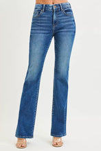 Load image into Gallery viewer, RISEN High Rise Bootcut Jeans With Distressed Details