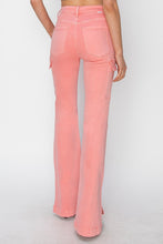 Load image into Gallery viewer, RISEN Pink Side Slit Cargo Bootcut Jeans