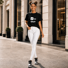 Load image into Gallery viewer, Body Here Mind Elsewhere Checked out T-Shirt