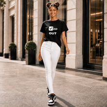 Load image into Gallery viewer, Body Here Mind Elsewhere Checked out T-Shirt