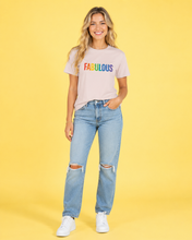 Load image into Gallery viewer, FABULOUS Rainbow Statement T-Shirt