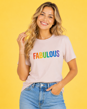 Load image into Gallery viewer, FABULOUS Rainbow Statement T-Shirt