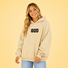 Load image into Gallery viewer, Embroidered GOD Cross Hoodie