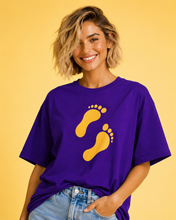 Load image into Gallery viewer, Leave Your Mark Footprints T-Shirt