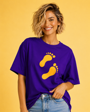 Load image into Gallery viewer, Leave Your Mark Footprints T-Shirt