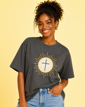 Load image into Gallery viewer, Centered In Light Garment Dyed Heavyweight T-Shirt