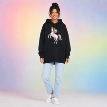 Load image into Gallery viewer, Classic Rainbow Unicorn Hoodie