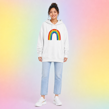 Load image into Gallery viewer, Classic Rainbow Relaxed Hoodie
