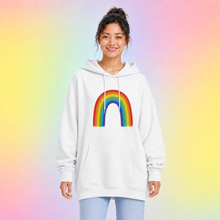 Load image into Gallery viewer, Classic Rainbow Relaxed Hoodie