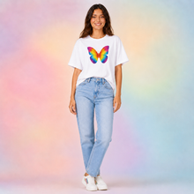 Load image into Gallery viewer, Rainbow Butterfly T-shirt