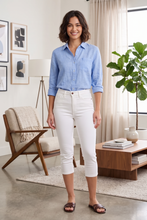 Load image into Gallery viewer, Judy Blue High Waist Extended Waistband Capri Pants with Spade Pockets