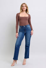 Load image into Gallery viewer, Judy Blue Side Seam Blue Denim Straight Leg Jeans