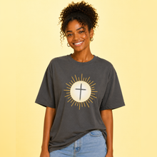 Load image into Gallery viewer, Centered In Light Garment Dyed Heavyweight T-Shirt