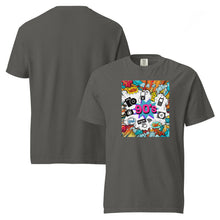 Load image into Gallery viewer, Tech Boom Comic Garment Dyed Heavyweight Cotton T-Shirt