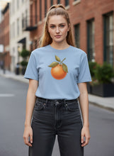 Load image into Gallery viewer, Sunlit Orange Cotton T-Shirt