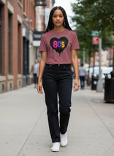 Load image into Gallery viewer, I Love The 80s Heart Cotton T-Shirt