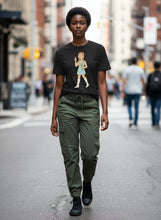Load image into Gallery viewer, Retro It Girl Flower Child T-Shirt
