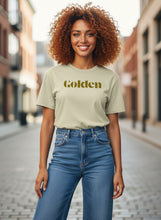 Load image into Gallery viewer, Golden Carded Cotton Oversized Faded T-Shirt