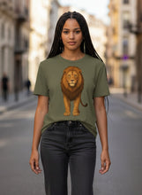 Load image into Gallery viewer, Organic Golden Mane Lion T-Shirt