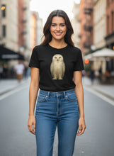 Load image into Gallery viewer, Organic Silent Watcher Snow Owl T-Shirt