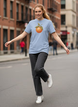 Load image into Gallery viewer, Sunlit Orange Cotton T-Shirt