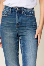 Load image into Gallery viewer, Judy Blue Tummy Control High Waisted Blue Denim Relaxed Skinny Jeans