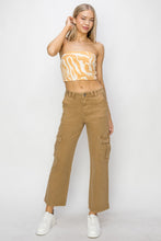 Carica l'immagine nel visualizzatore di Gallery, Risen Mocha Brown Denim Cargo Jeans

