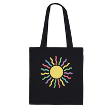 Load image into Gallery viewer, Enchanted Rainbow Sun Premium Tote Bag

