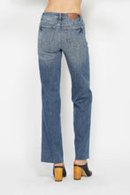 Load image into Gallery viewer, Judy Blue Tummy Control Blue Washed Straight Leg Denim Jeans
