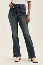 Load image into Gallery viewer, Judy Blue High Waist Double Button Frayed Hem Jeans
