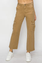 Carica l'immagine nel visualizzatore di Gallery, Risen Mocha Brown Denim Cargo Jeans
