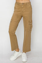 Carica l'immagine nel visualizzatore di Gallery, Risen Mocha Brown Denim Cargo Jeans
