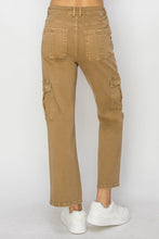 Carica l'immagine nel visualizzatore di Gallery, Risen Mocha Brown Denim Cargo Jeans
