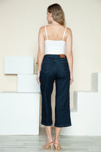 Load image into Gallery viewer, Judy Blue Side Seam Braid Detail Crop Wide Leg Blue Wash Denim Jeans
