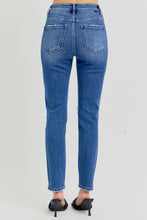 Cargar imagen en el visor de la galería, RISEN High Rise Ankle Skinny Knee Distressed Blue Denim Jeans
