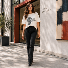 Cargar imagen en el visor de la galería, The Art Of Speaking Up Outspoken Women's Organic Cotton T-Shirt
