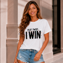 Load image into Gallery viewer, Plot Twist I Win Confetti Victory T-Shirt

