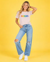 Load image into Gallery viewer, FABULOUS Rainbow Statement T-Shirt
