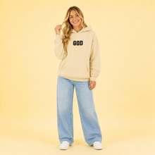 Load image into Gallery viewer, Embroidered GOD Cross Hoodie

