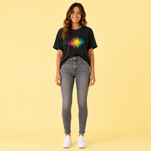 Load image into Gallery viewer, Rainbow Frequency Relaxed T-Shirt
