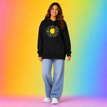 Load image into Gallery viewer, The Enchanted Rainbow Sun Hoodie
