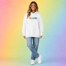 Load image into Gallery viewer, FABULOUS Rainbow Statement Hoodie
