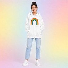Load image into Gallery viewer, Classic Rainbow Relaxed Hoodie
