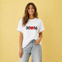Load image into Gallery viewer, Classic MOM Heart T-Shirt
