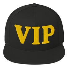 Load image into Gallery viewer, VIP Embroidered Flat Bill Cap
