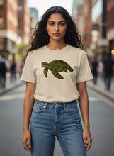 Load image into Gallery viewer, Organic Timeless Sea Turtle T-Shirt
