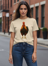 Load image into Gallery viewer, Organic Rising Sun Rooster T-Shirt
