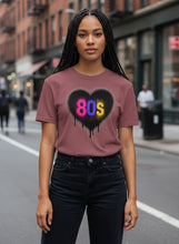 Load image into Gallery viewer, 80s Heart Garment Dyed Heavyweight Cotton T-Shirt
