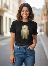 Load image into Gallery viewer, Organic Silent Watcher Snow Owl T-Shirt
